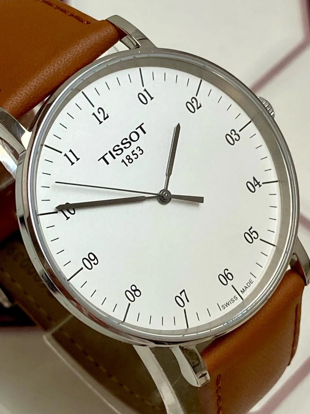 Tissot 1853 Swiss Made T-Classic Everytime Stainless Steel Dress Watch 42mm